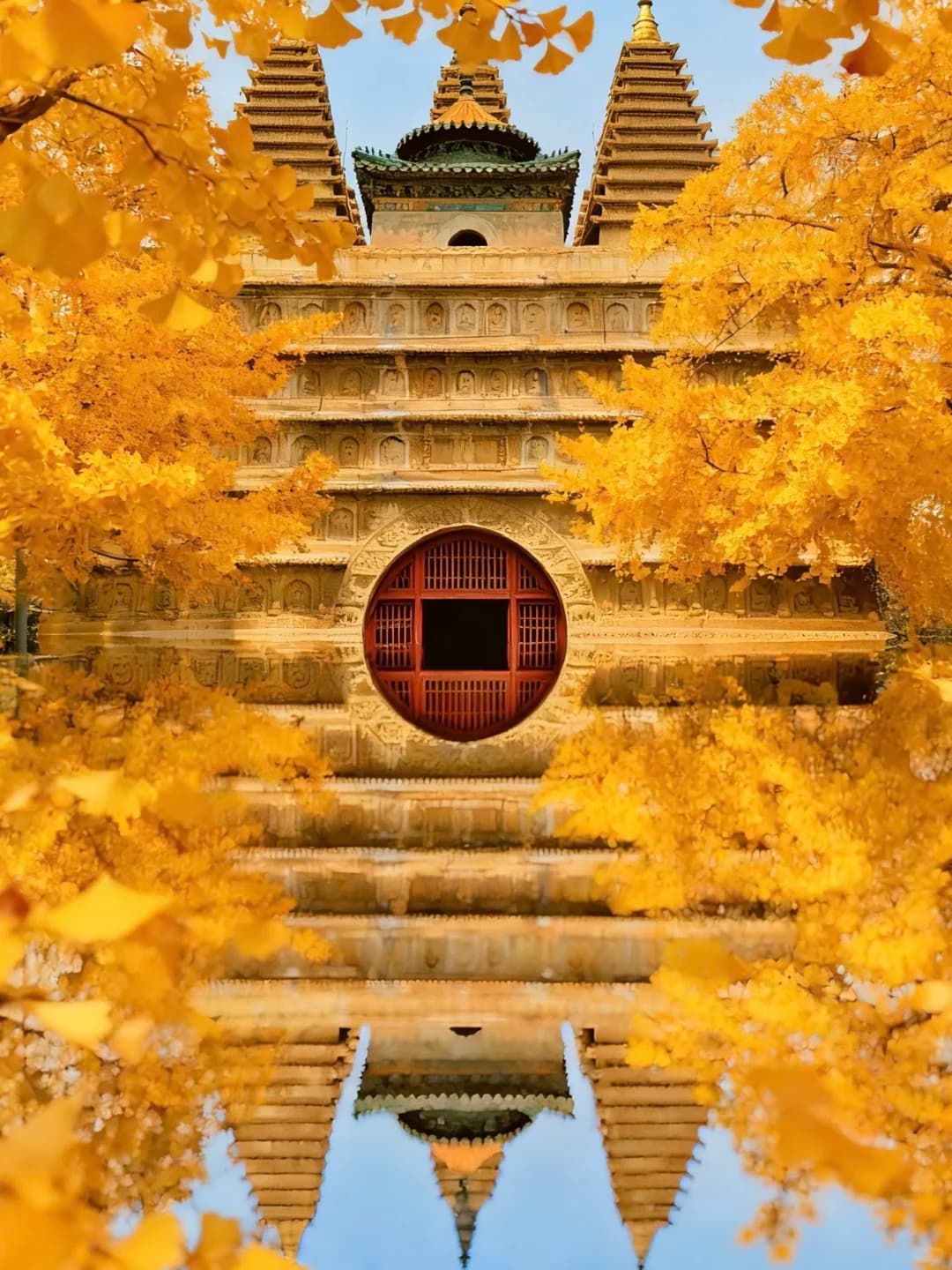 Guida alla bellezza autunnale degli alberi di ginkgo del Tempio Wuta a Pechino e trucchi per la fotografia