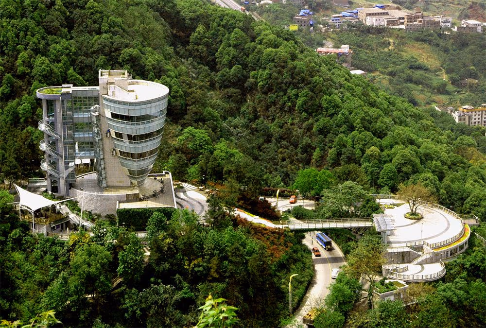 Uitzichtpunt Nanshan Eén Boom