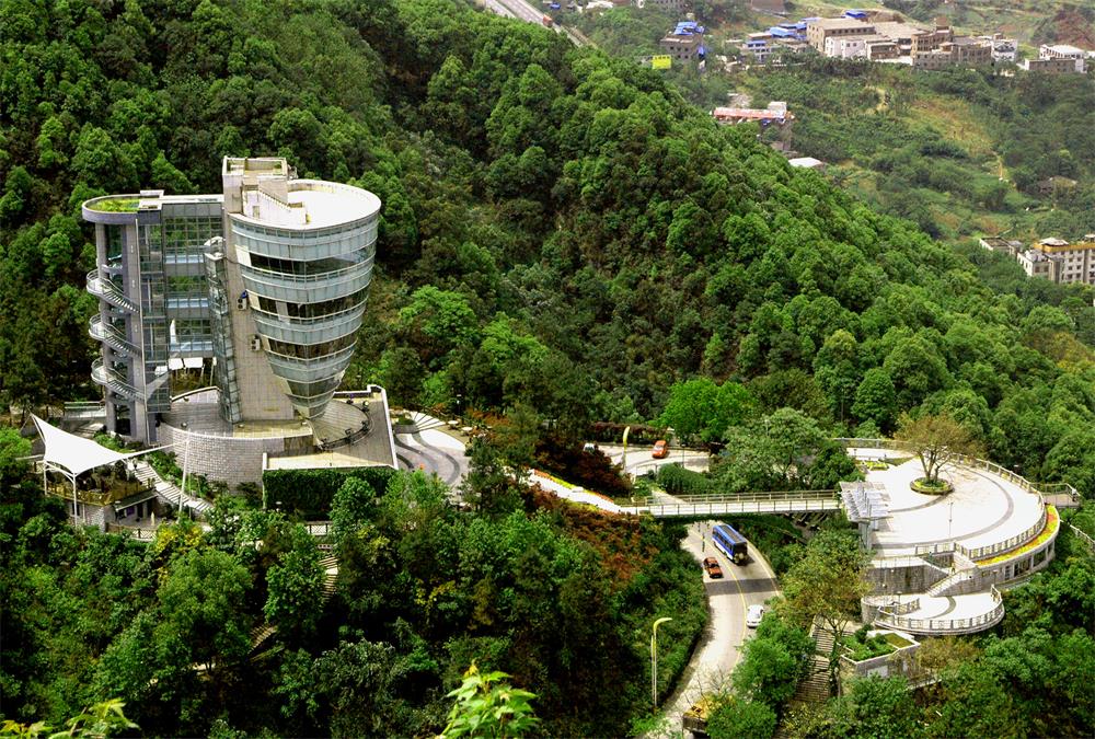 Uitzichtpunt Nanshan Eén Boom